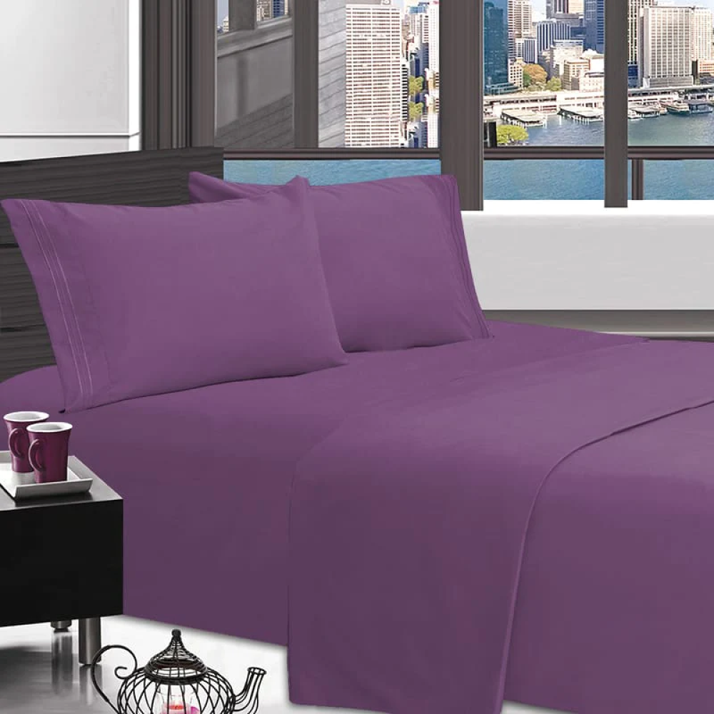 Solid Colour Bed Sheets