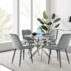 Tempered Glass Dining Set - Image 7