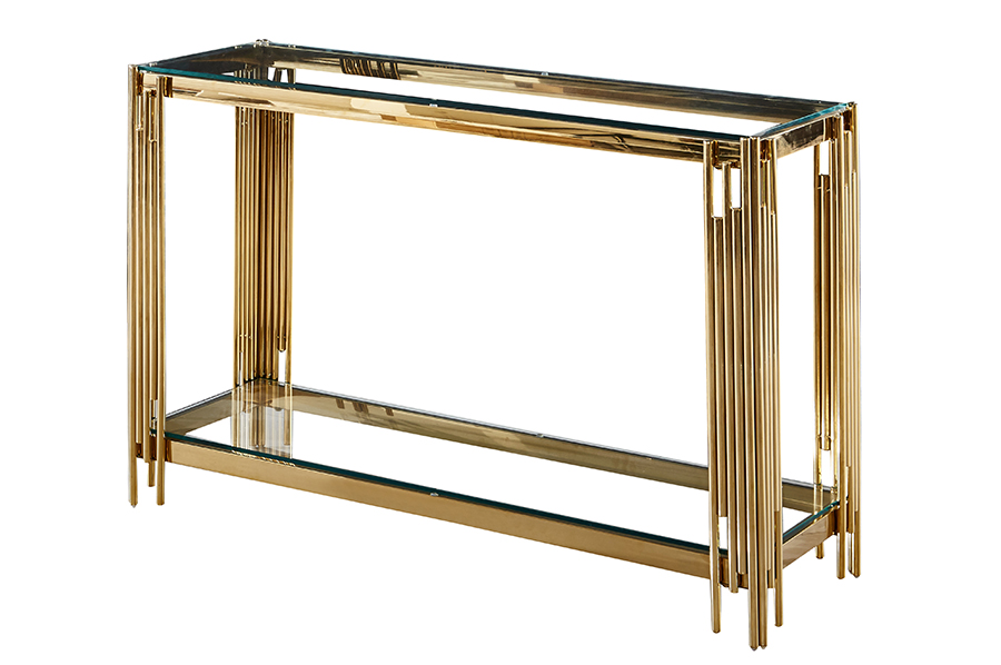 Gold Vegas Console Table