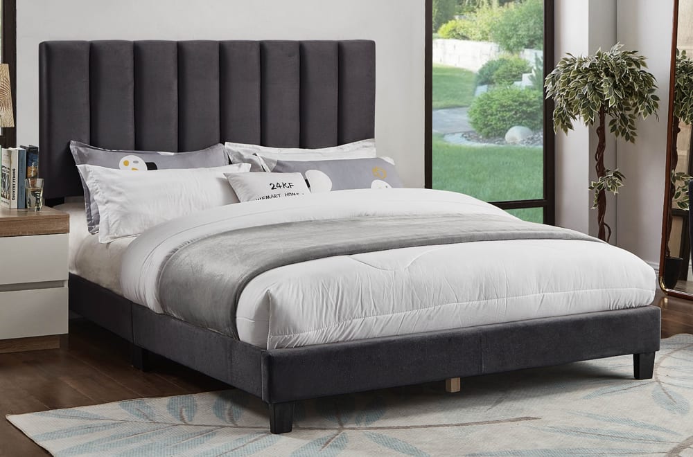 Velvet Tufted Bed – T2118