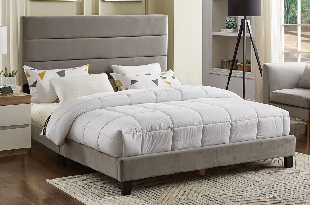 Velvet Tufted Bed – T2119