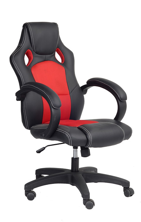 Black and Red Office Chair C-7411