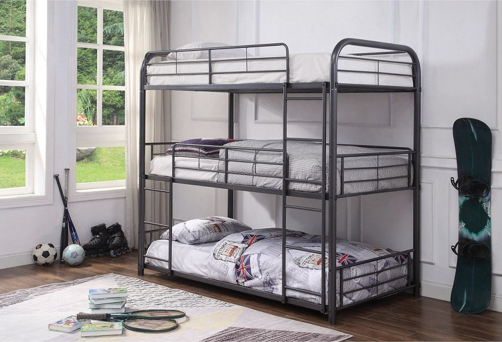 Triple Bunk Bed Metal-B-504